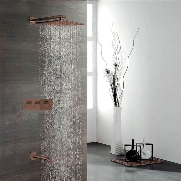 Fontana Reno Oil Rubbed Bronze Platinum LED shower head installation